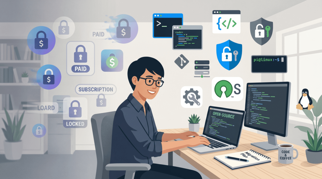 open-source AI replacing paid tools